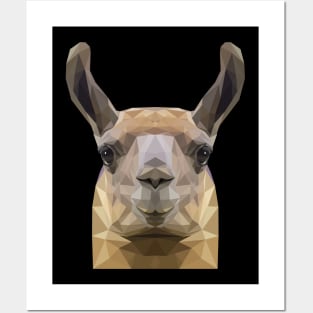 Llama Low Poly Art Posters and Art